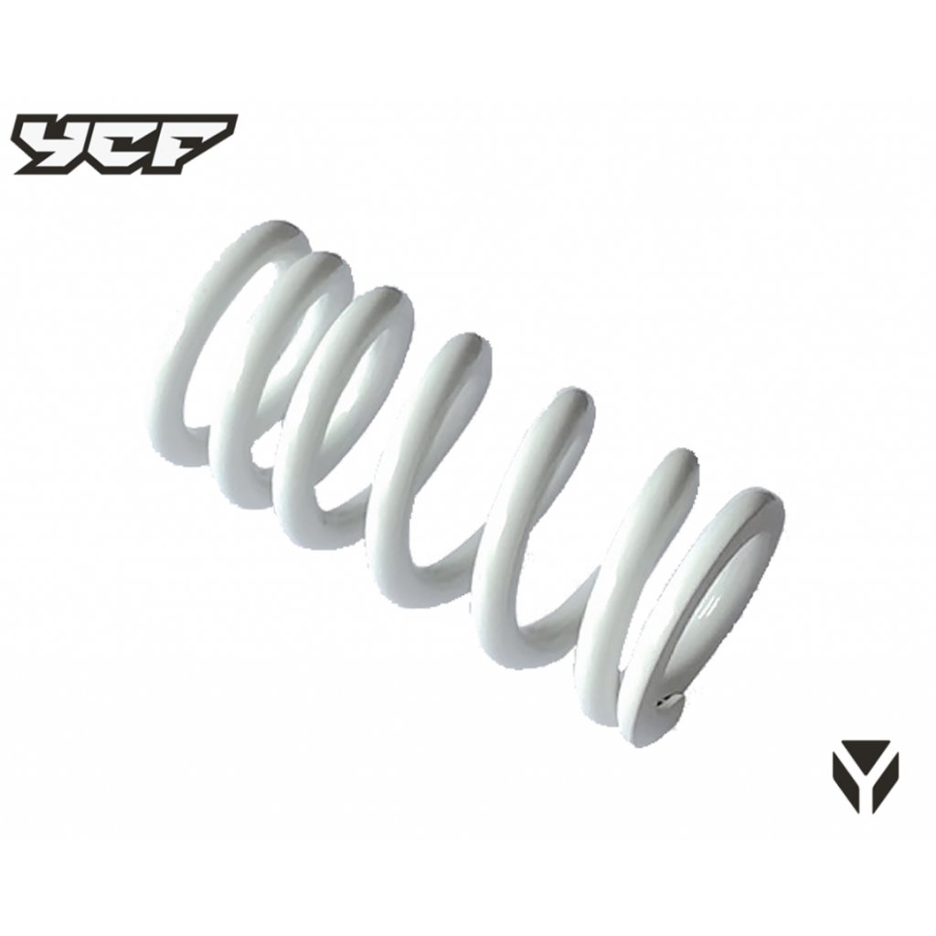 Pružina zadního tlumiče L=195.7MM bílá 600LBS pitbike YCF