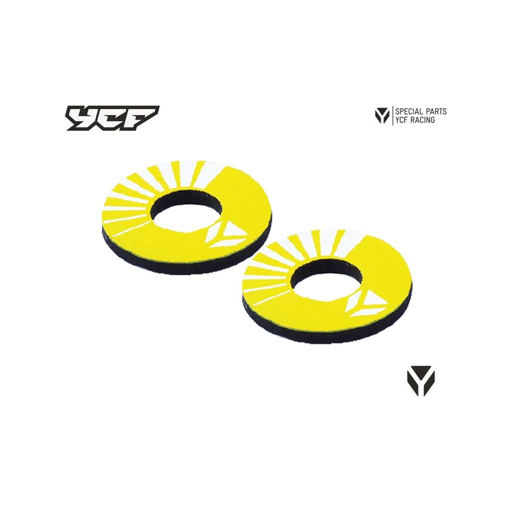 Koblížky na gripy žluté pitbike YCF