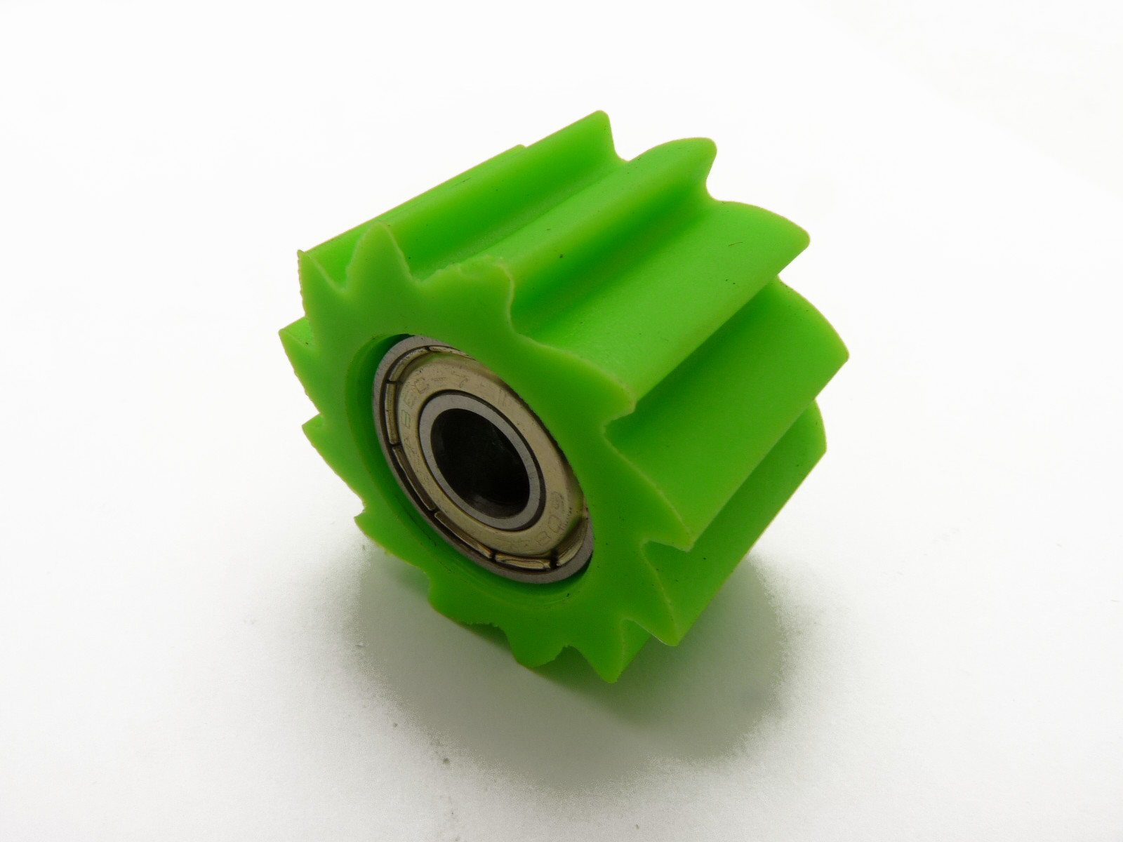 pitbike rolnička řetězu zubatá, vnitřní průměr 10 mm, zelená, Stomp, DemonX, WPB
