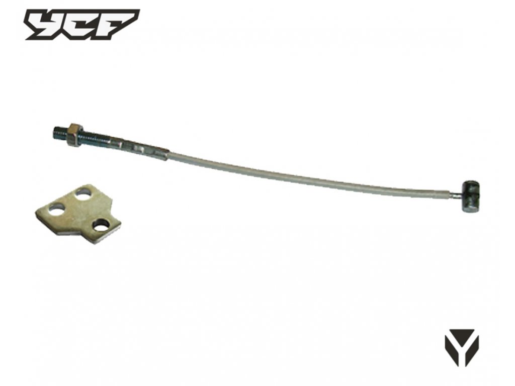 Ocelové lanko k zachycení brzdového pedálu 125 mm pitbike YCF