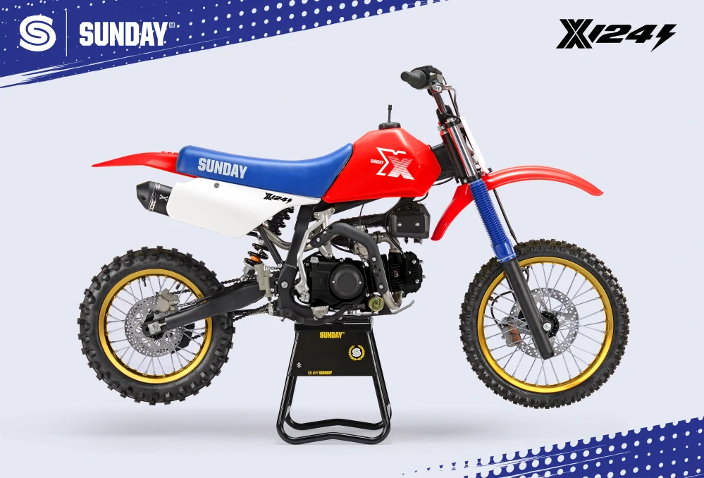 PITBIKE YCF SUNDAY X124SE červená MY26