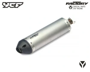 YCF koncovka výfuku FACTORY titan