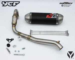 YCF kompletní výfuk Scalvini Alu Inox START