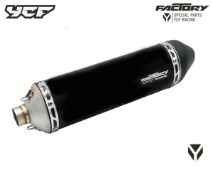 YCF levá koncovka výfuku FACTORY 2016