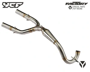 YCF duální kompletní výfukové potrubí FAKTORY SP