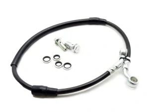 pitbike zadní brzdová hadice 630mm Stomp, WPB-oka 8/10mm