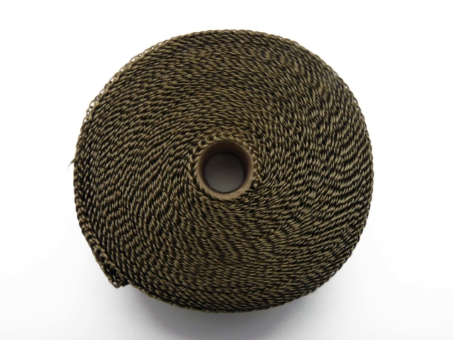 pitbike omotávka výfuku do 1200 stupňů, zlatá