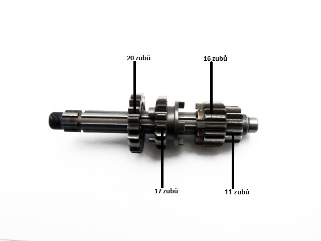 kompletní převodovka pro motor Stomp YX 140/160/Detroit170, typ 02