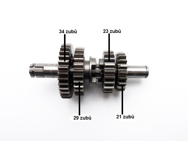 převodovka proti hřídel pro motor Stomp Zongshen 155