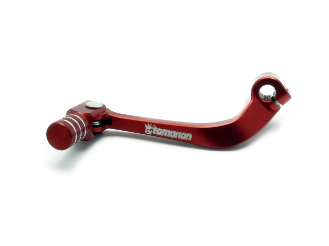 pitbike řadící páka CNC červená pro motor ZS 190/212