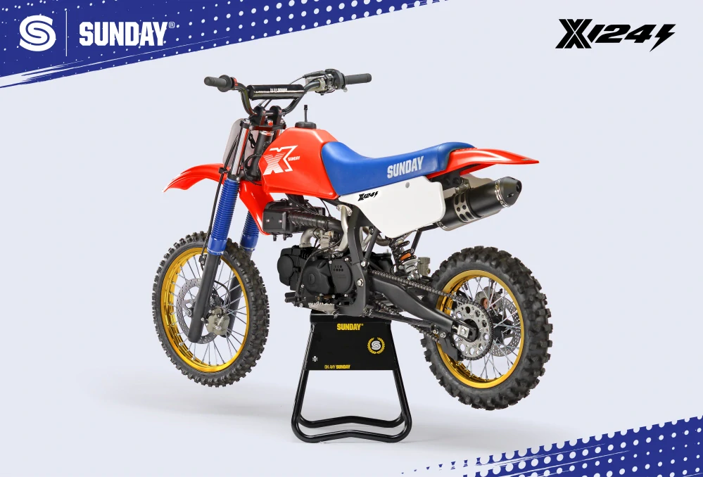 PITBIKE YCF SUNDAY X124SE červená MY26