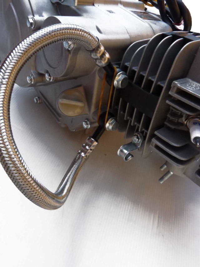 pitbike motor Zongshen 125 s olejovým chladičem a filtrem a s příslušenstvím