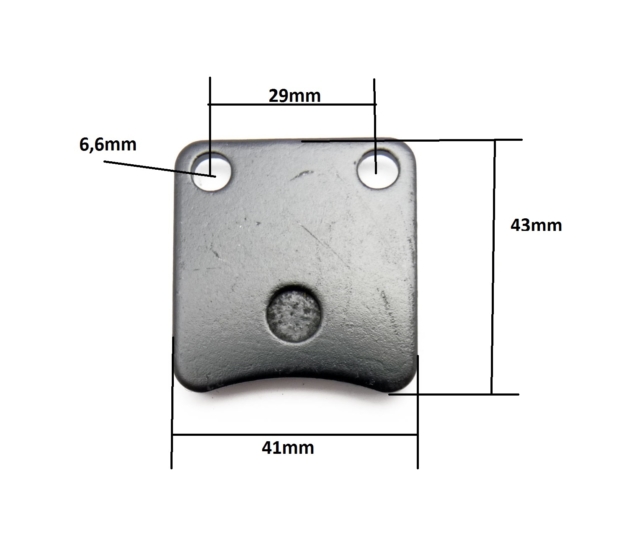 pitbike brzdové destičky speciál typ 09 Stomp, DemonX, WPB