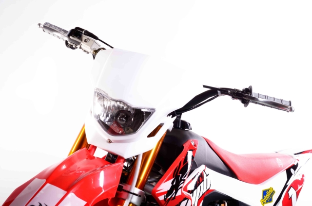 pitbike přední maska se světlem