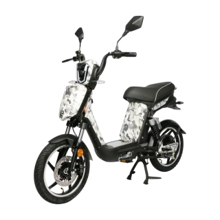 RACCEWAY E-BABETA, bílý maskáč