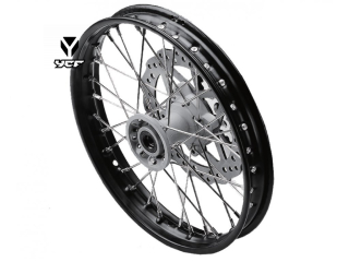 Kompletní přední ocelové kolo 1.60x17" pitbike YCF