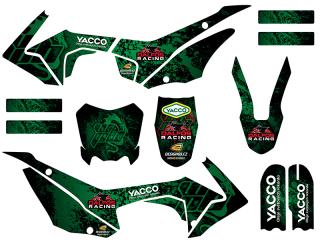 CRF110 polepy zakázkové Green