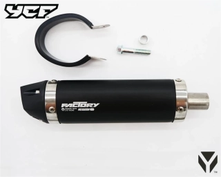 YCF koncovka výfuku FACTORY 50A černá