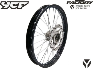 Kompletní přední ALU kolo 1,60x19 pitbike YCF