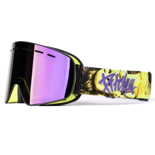 lyžařské brýle Pitcha XC3 porn4 glitter / purple mirrored
