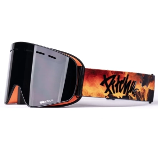 lyžařské brýle Pitcha XC3 fire orange / black