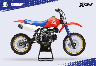 PITBIKE YCF SUNDAY X124 červená MY26