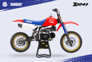 PITBIKE YCF SUNDAY X124SE červená MY26